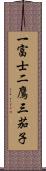 一富士二鷹三茄子 Scroll