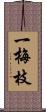 一梅枝 Scroll