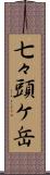 七々頭ケ岳 Scroll