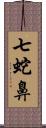 七蛇鼻 Scroll