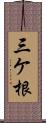 三ケ根 Scroll