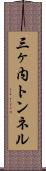 三ヶ内トンネル Scroll