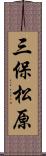 三保松原 Scroll