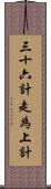 三十六計，走為上計 Scroll