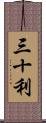 三十利 Scroll