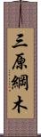 三原綱木 Scroll