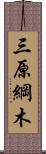 三原綱木 Scroll