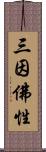 三因佛性 Scroll