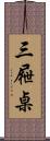 三屜桌 Scroll