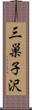 三巣子沢 Scroll