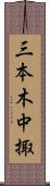 三本木中掫 Scroll