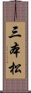 三本松 Scroll