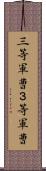 三等軍曹 Scroll