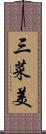 三菜美 Scroll