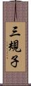 三規子 Scroll