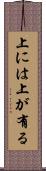 上には上が有る Scroll