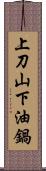 上刀山，下油鍋 Scroll