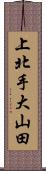 上北手大山田 Scroll