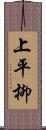 上平柳 Scroll