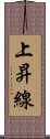 上昇線 Scroll