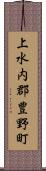 上水内郡豊野町 Scroll