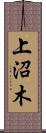 上沼木 Scroll