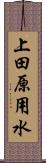 上田原用水 Scroll