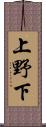 上野下 Scroll