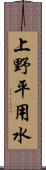 上野平用水 Scroll