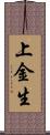 上金生 Scroll