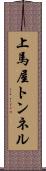 上馬屋トンネル Scroll