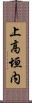 上高垣内 Scroll