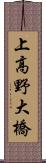 上高野大橋 Scroll