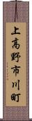 上高野市川町 Scroll