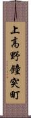 上高野鐘突町 Scroll