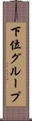 下位グループ Scroll
