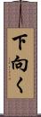 下向く Scroll