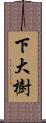 下大樹 Scroll