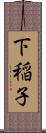 下稲子 Scroll