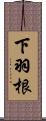 下羽根 Scroll