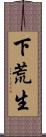 下荒生 Scroll