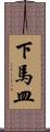 下馬皿 Scroll
