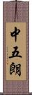 中五朗 Scroll