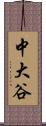 中大谷 Scroll