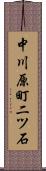 中川原町二ツ石 Scroll