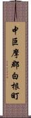 中巨摩郡白根町 Scroll