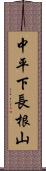 中平下長根山 Scroll