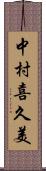 中村喜久美 Scroll