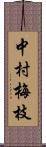 中村梅枝 Scroll