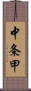 中条甲 Scroll